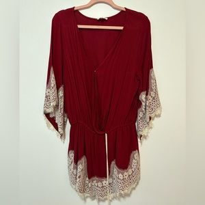 Lace romper. NWOT.